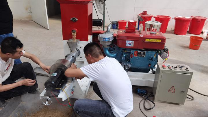 large scale Crappie feed pelletizer machine in Ghana